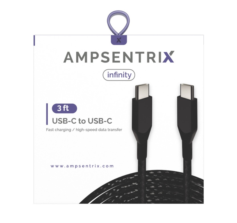 Ampsentrix Usb C to Usb C 3fit