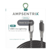 3 ft Non-MFI Lightning To USB Type C Cable